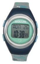 Solus Unisex Digital with LCD Dial Digital Display and Silver Plastic or PU Strap SL-800-012
