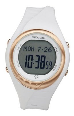 Solus Unisex Digital with LCD Dial Digital Display and White Plastic or PU Strap SL-300-002