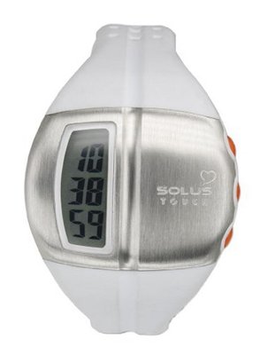 Solus Unisex Digital with LCD Dial Digital Display and White Plastic or PU Strap SL-810-002