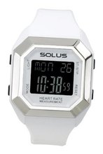 Solus Unisex Digital with LCD Dial Digital Display and White Plastic or PU Strap SL-840-002