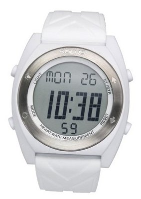 Solus Unisex Digital with LCD Dial Digital Display and White Silicone Strap SL-310-006