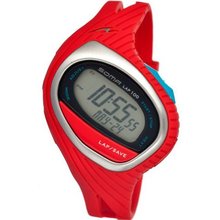 Soma Running 100 (Grey Dial; Red Band; Silver Bezel; Blue Button)