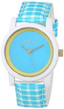 Sprout ST/5522BLBL Blue Dial and Gingham Pattern Tyvek Strap