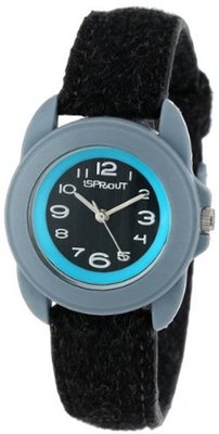 Sprout Unisex ST/1056BKBK Easy to Read Dial Black Felt Strap