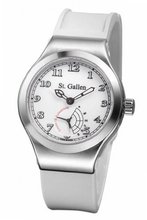 St. Gallen Disinfectable - Florence Nightingale Collection - Quartz , Counter For Pulsation Calibration, Ceramic White Color Dial
