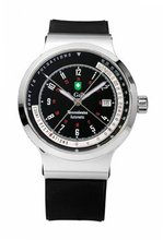St. Gallen Disinfectable - Semmelweiss Collection - Mechanical Automatic , Counters For Pulsation & Respiration Calibration, Ceramic Black/Silver Dial
