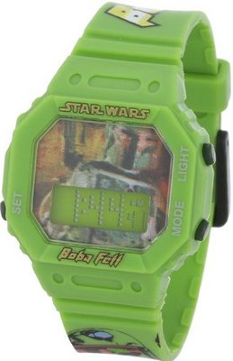 Star Wars Kids' 9006142 Star Wars Boba Fett Digital Strap
