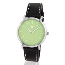 SOB1107 Ladies Steel with Green Dial