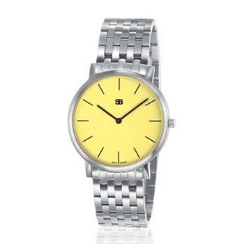 SOB1113/BRLINK Steel Blaze Ladies , Yellow Dial, Steel Bracelet