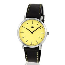 SOB1113 Ladies Steel with Yellow Dial