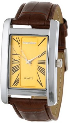 Steinhausen IM2077SFGB Publicist Metal Dial with Leather Band