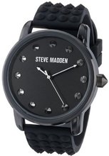 Steve Madden SMW00001-04 Black Cone Stud Strap