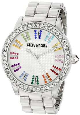 Steve Madden SMW00010-41 Analog Display Quartz Silver