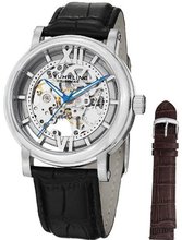 Stuhrling Original 426AL.SET.01 Winchester XT Automatic Skeleton Leather Band with Additional Strap