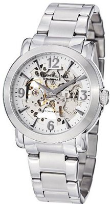 Stuhrling Original 531G.33112 Classic Delphi Canterbury Automatic Skeleton Stainless Steel Bracelet