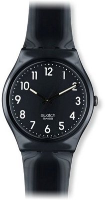 s GB247 Quartz Black Dial Luminous Plastic