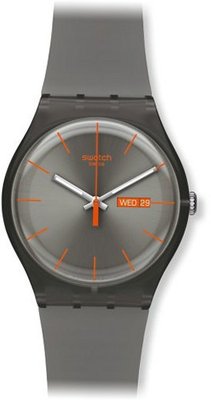 S SUOM702 Quartz Gray Dial Plastic Measures Seconds