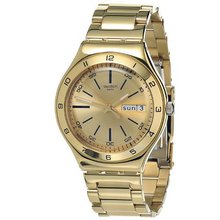uSwatch S YGG706G Stainless Steel Gold Tone Dial 