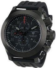 Swiss Legend 1101-BB-01 Militare No1 Collection Automatic Chronograph Black Rubber with Winder