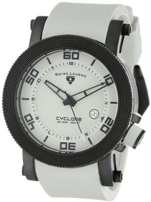 Swiss Legend 30464-BB-014L Cyclone Light Grey Dial Silicone