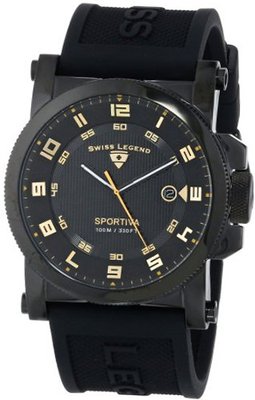 Swiss Legend 40030-BB-01-GA Sportiva Analog Display Swiss Quartz Black