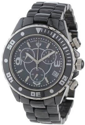 Swiss Legend SL-30050-BKBSR Karamica Collection Chronograph Black Ceramic