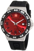 Swiss Military Calibre 06-4R1-04-004 Racer Red Dial Black Rubber