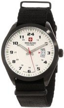Swiss Military Calibre 06-4T1-13-001T Trooper IP Black Stainless Steel Second Hand Date Black Canvas