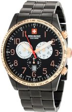 Swiss Military Calibre 06-5R4-13-007.9 Red Star Rose Gold IP Bezel Chronograph Steel Date