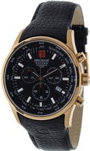 Swiss Military Hanowa Navalus II 06-4156-09-007 Black Calf Skin Swiss Quartz with Black Dial