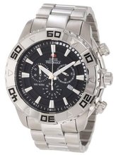 Swiss Precimax SP12051 Valor Elite Black Dial with Silver Stainless-Steel Band