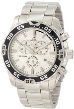 Swiss Precimax SP12059 Formula-7 Pro Silver Dial with Silver Stainless-Steel Band