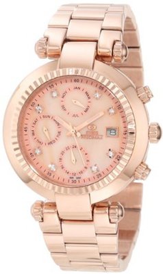Swiss Precimax SP12129 Avant SL Mother-Of-Pearl Dial Rose-Gold Stainless Steel Band