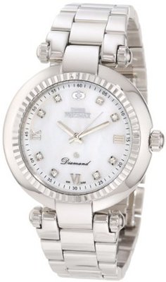 Swiss Precimax SP12133 Avant Diamond Mother-Of-Pearl Dial Silver Stainless Steel Band