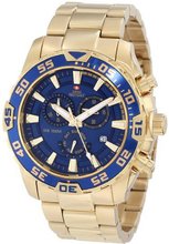 Swiss Precimax SP12153 Formula-7 Pro Blue Dial with Gold Stainless Steel Band