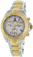 Swiss Precimax SP12182 Manhattan Elite Mother-Of-Pearl Dial Two-Tone Stainless Steel Band
