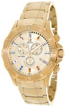 Swiss Precimax SP13052 Armada Pro Gold Dial Gold Stainless-Steel Band