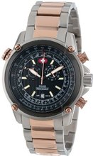 Swiss Precimax SP13080 Squadron Pro Black Dial with Two-Tone Stainless-Steel Band