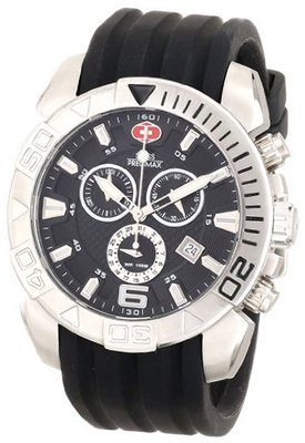 Swiss Precimax SP13114 Recon Pro Sport Analog Display Swiss Quartz Black