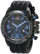 Swiss Precimax SP13238 Forge Pro Sport Black Dial with Black Silicone Band