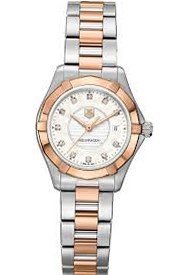 Tag Heuer Aquaracer Mother of Pearl Dial 18kt Rose gold and Stainless Steel Ladies WAP1451BD0837
