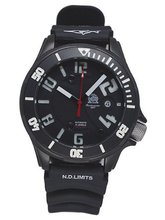 Tauchmeister T0220A Black PVD Divers with Off-set Crown