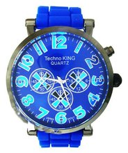 Techno King ,Seven Color Lighting, Blue Silcon