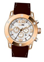 Technosport Stainless Steel Chronograph TS420-6 Brown leather