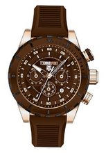 Technosport Stainless Steel Chronograph TS460-9 Brown Silicone