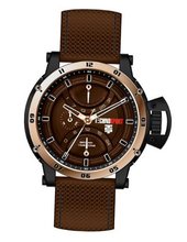 Technosport Stainless Steel Chronograph TS470-4 Brown Silicone