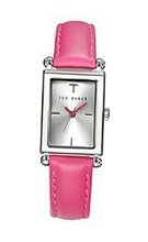 Ted Baker Rectangular Dial Leather - Hot Pink #TE2116