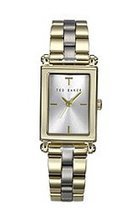 Ted Baker Rectangular Dial Stainless Steel - Two-Tone #TE4102