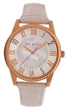 Ted Baker TE2086 Quality Time Round Rose Gold Stone Bezel
