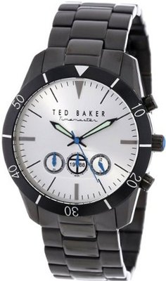 Ted Baker TE3039 Dress Sport Black Case and Bracelet Silver Dial